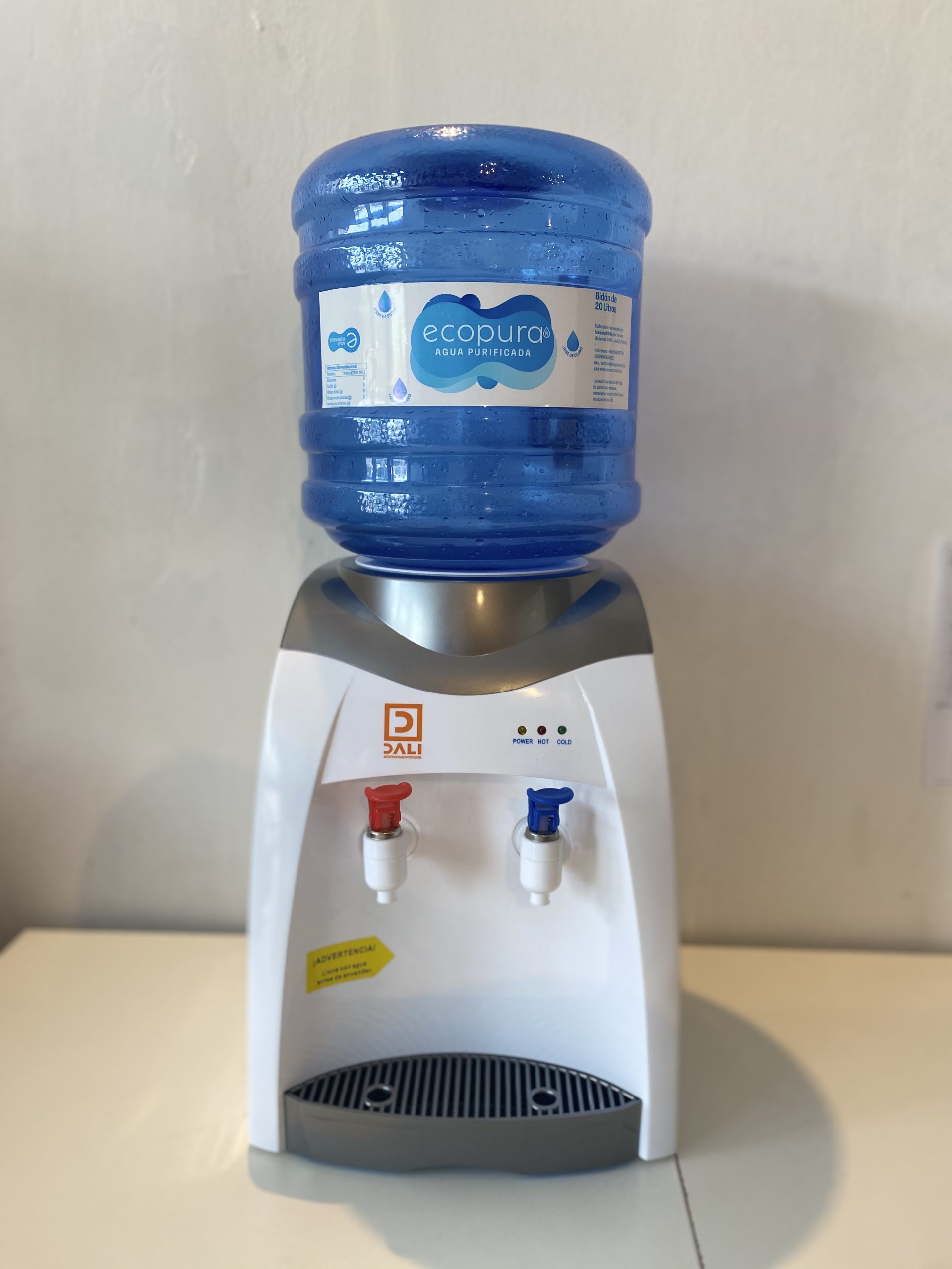 Dispensador sobremesa ventilador bicolor - Imagen 2