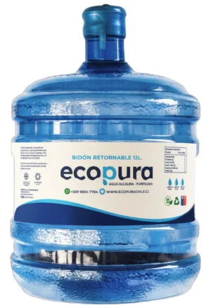 Recarga 12 lts agua purificada