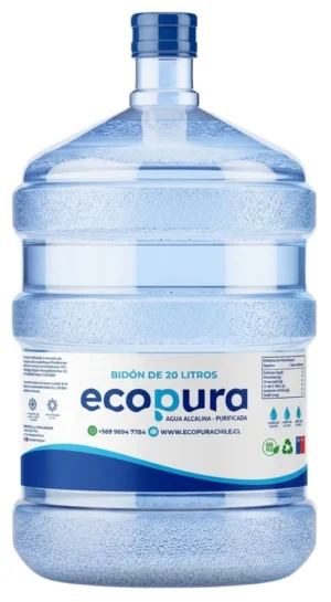 Bidón con agua 20 lts